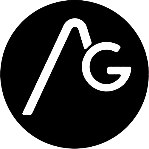 AG Project logo, showcasing a modern and minimal design with bold typography, representing professionalism in construction, architecture, or engineering services.