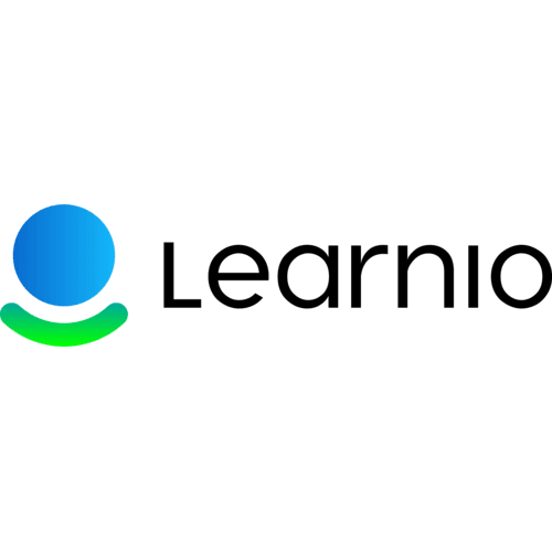 Learnio logo, representing an online platform focused on providing educational resources and courses for skill development and learning.