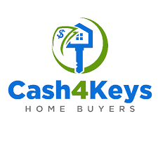 Logo featuring a key and house symbol, representing quick and reliable property sales.
