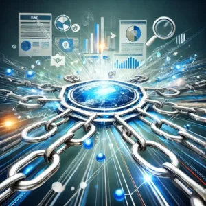 Backlink building concept, illustrating the process of connecting websites through hyperlinks to enhance SEO performance and improve search engine rankings.