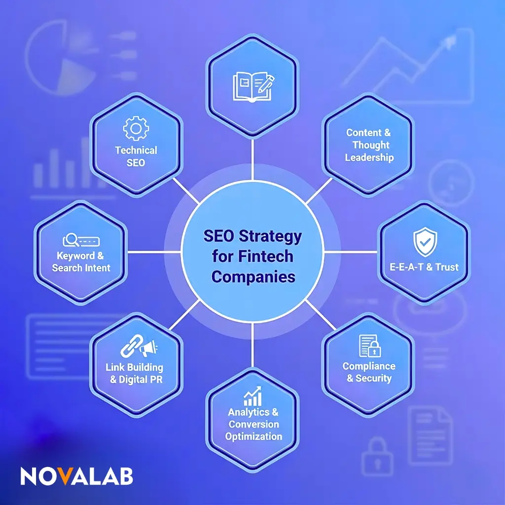 SEO strategy for fintech companies by Novalab SEO Agency