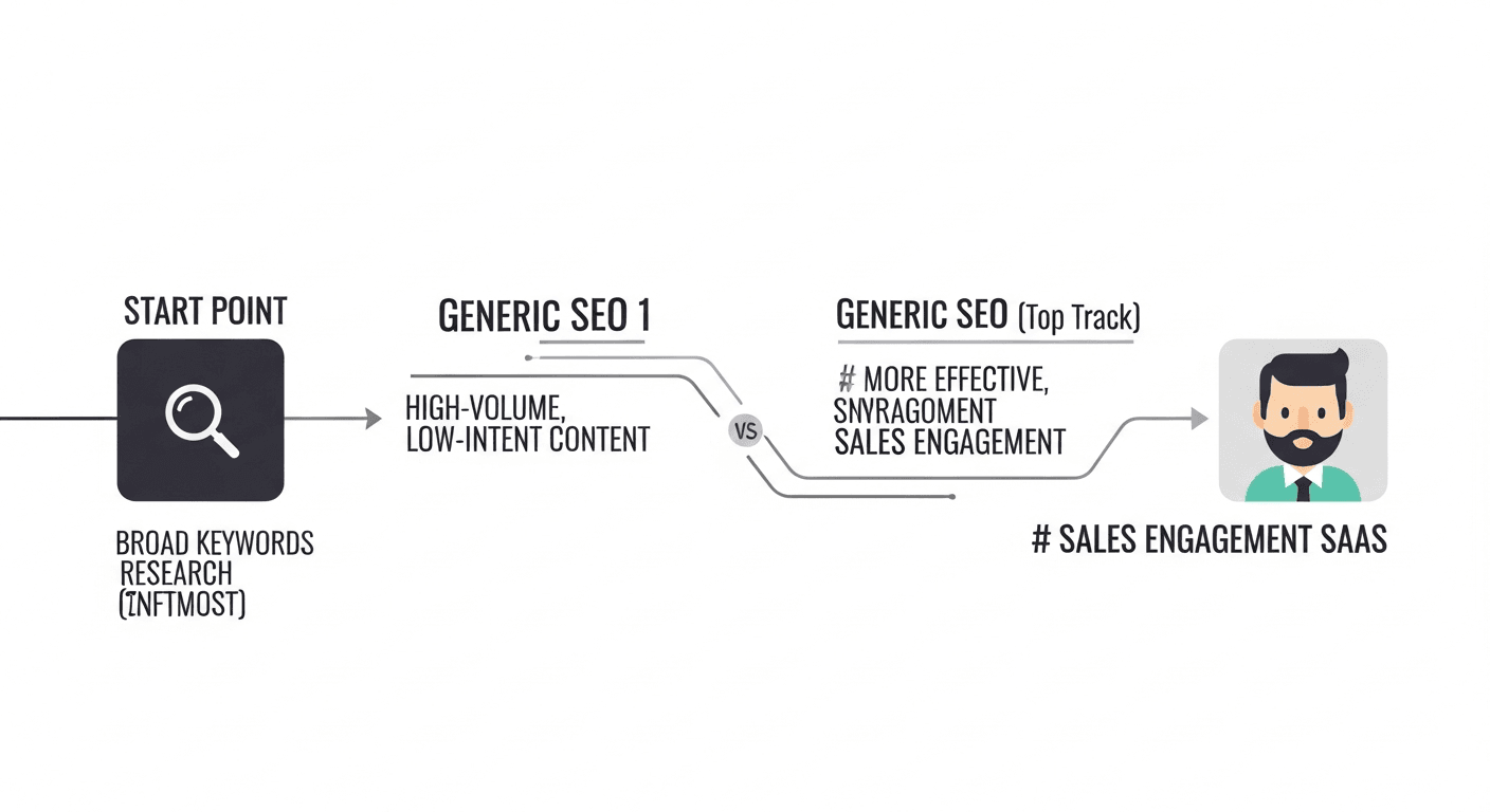 Why Generic SEO Fails Sales Engagement SaaS — SEO for sales engagement SaaS companies