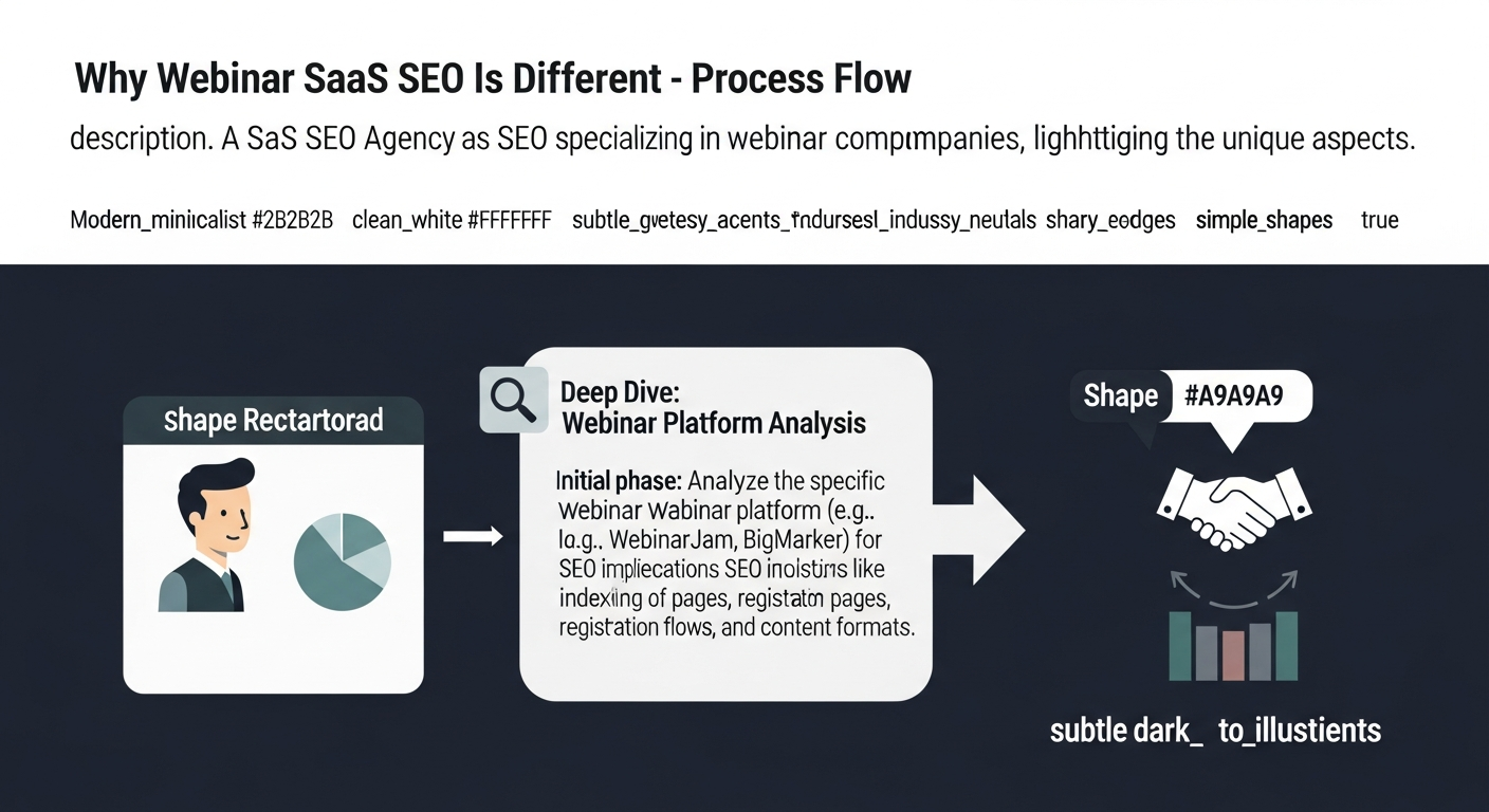 Why Webinar SaaS SEO Is Different — seo for webinar saas companies